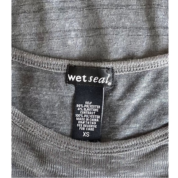 Wet Seal Dolman light knit shirt with lace detail - Picture 5 of 5